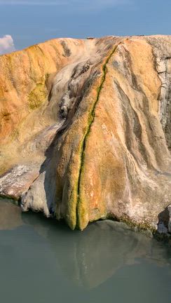 ⑥最初の温泉はTravertine Hot Springの記事動画