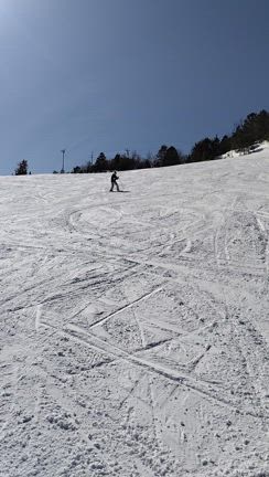 スキーにおける、小学2年生の娘とアラフィフ母の進化の違い(母編)の記事動画