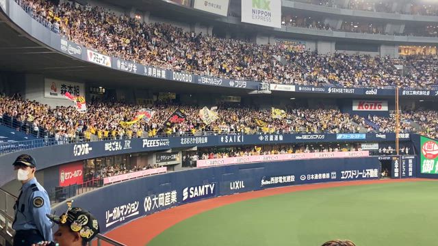 初めての京セラドームの記事動画