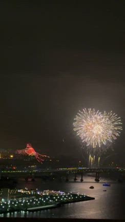 特等席で花火鑑賞の記事動画