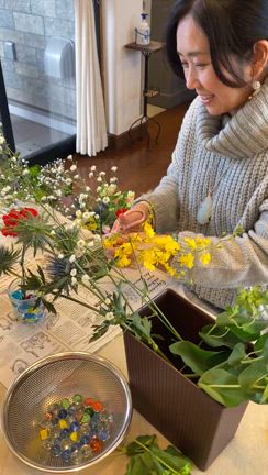 【旧諏訪ノ森駅西駅舎】ぷち写経＆お花セッションでイベント参加しました♡の記事動画