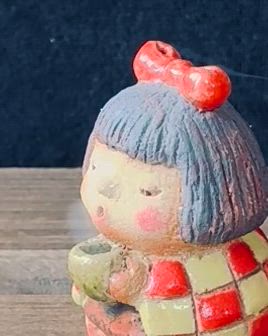陶彫刻【おかっびー香炉】の記事動画