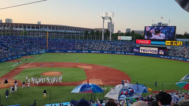 ９月はまたここ、神宮にて観戦したいなと思います。の記事動画