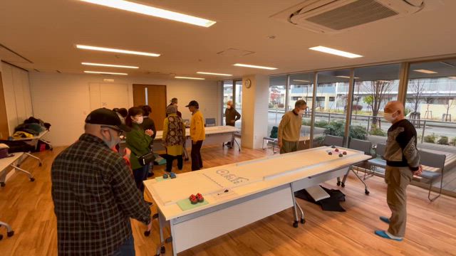 寒い日は屋内でカーレットの練習会に参加‼️の記事動画