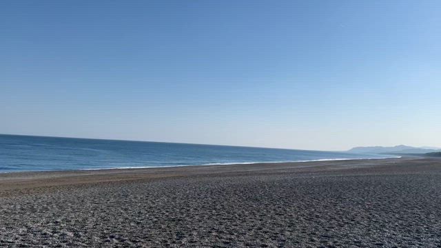 熊野の海、七里御浜海岸の記事動画