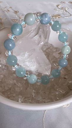アクアマリンブレスレットの記事動画