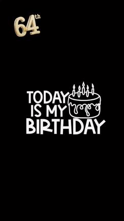 64歳の誕生日を迎えました！の記事動画