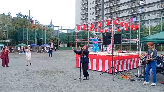 11/1(土)西大井広場公園 おかみさんの日フリマ＆盆踊りフェス❣️ありがとうの記事動画