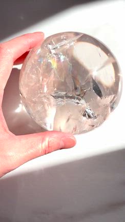 極上レインボーピンククォーツ（アゼツライト）スフィア | Blancブラン