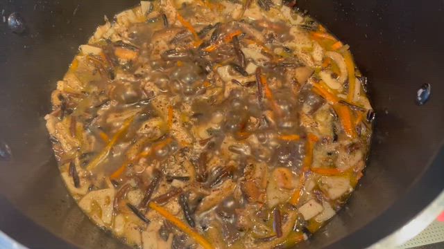 ひじき炊きました〜っ‼️の記事動画