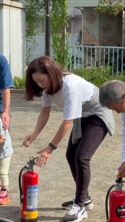 駒込7丁目町会の防災訓練に参加しましたの記事動画