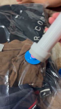 【レビュー】真空圧縮袋セット 掃除機不要の記事動画