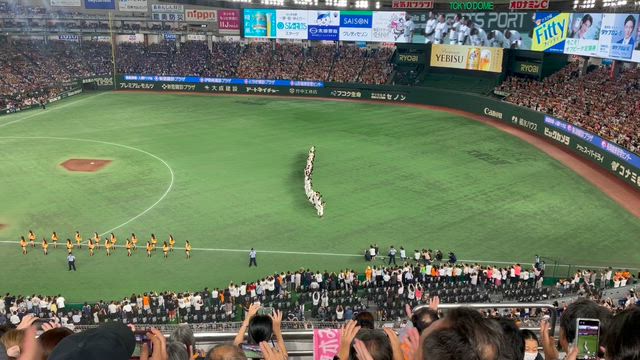 （10月1日）中日戦＠シーズン最終戦、いろいろセレモニーの記事動画