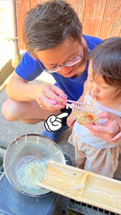 流しそうめん‼️の記事動画