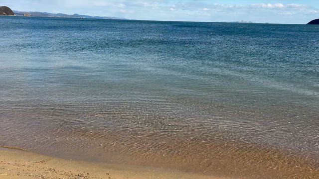 瀬戸内市。牛窓の海。波の音が聞こえますか？の記事動画