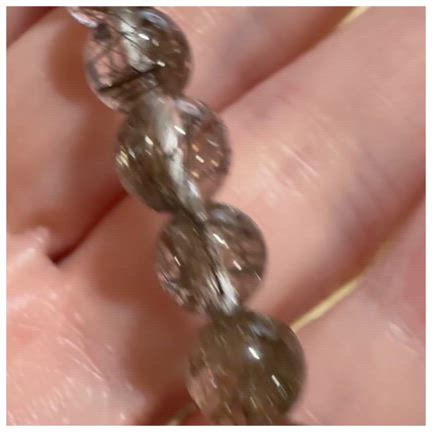 完売御礼【シルバールチルクォーツ(SAグレード)入りブレスレット募集】の記事動画