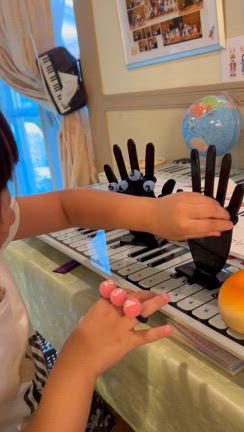 5歳児、指には番号があると知ったレッスン動画あり♪の記事動画