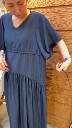 ☆ドロストギャザーワンピースの記事動画