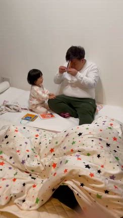 寝る前の絵本ワイワイ♪の記事動画