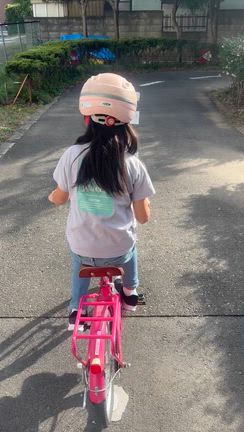 娘と自転車練習＝鬼門・長野市篠ノ井公園、リベンジ❣️の記事動画