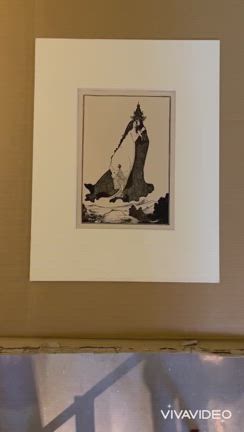 ビアズリー・ビアズリー「リマの聖女ローズの昇天」ラインブロック画です♪の記事動画