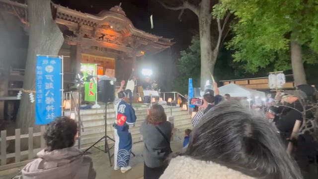 2/7(金)中延商店街復興支援チャリティーin戸越八幡神社 雪の中ありがとうございましたの記事動画