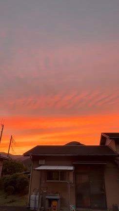 綺麗な夕焼けの記事動画