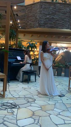 ヴァイオリンとピアノのコンサートの記事動画