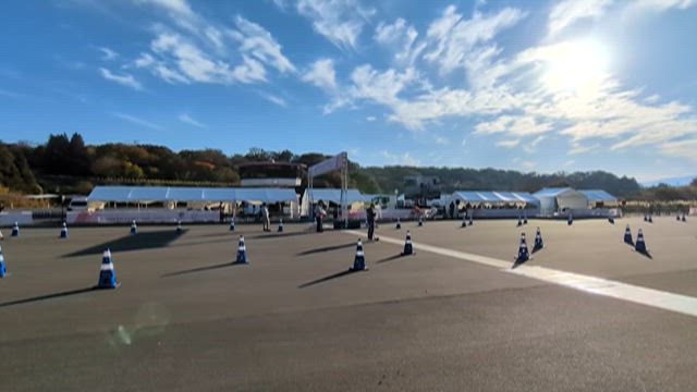 デフリンピックの自転車競技を観戦しましたの記事動画
