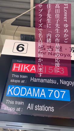 FLower ゆめかご髙田佳子先生と生徒さんの作品展にサプライズ訪問大成功！／本日インスタライブの記事動画