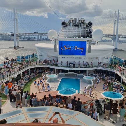 [横浜出港]ダイヤモンドプリンセスの旅2025夏の記事動画
