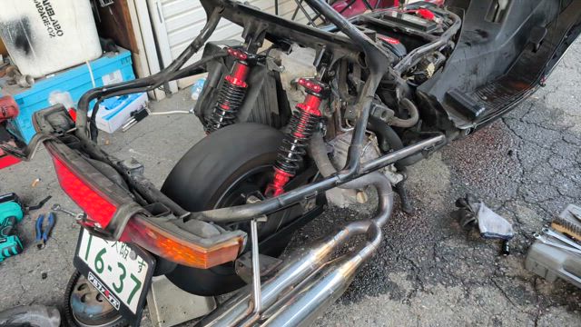 焼き付きフュージョンエンジン載せ替え②の記事動画