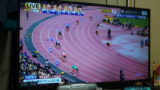 介護　寿司　世界陸上　リレー侍　回転寿司の記事動画