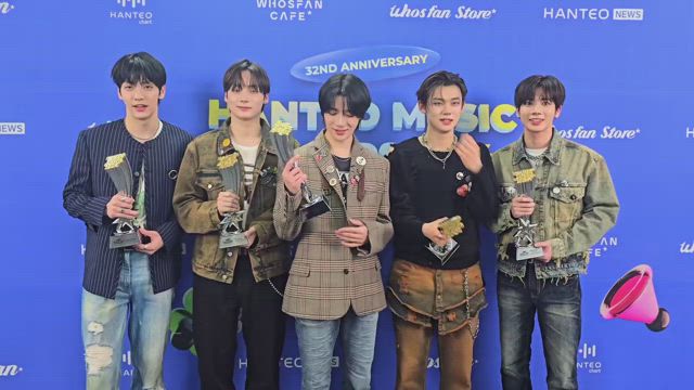 TXT・HMA2024❤️5人揃った受賞式、みんなで5冠おめでとう(涙