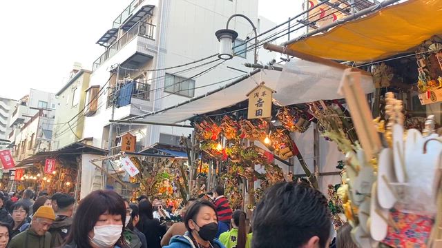 初体験！浅草の酉の市の記事動画