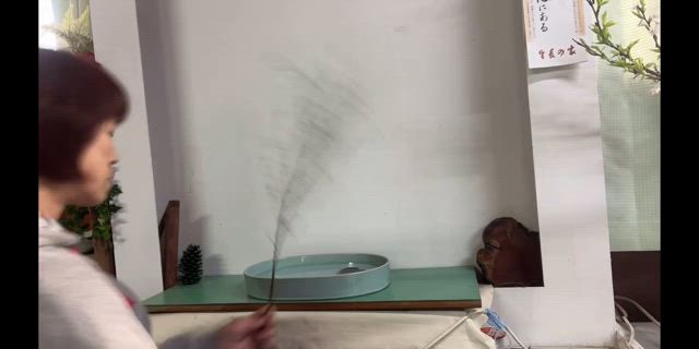 お花のお稽古の記事動画
