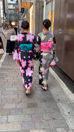 銀座で浴衣の記事動画