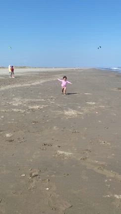 慣らし保育初日。九十九里浜の記事動画