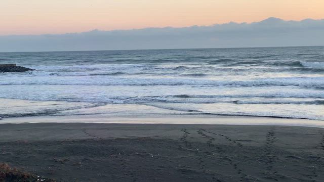 12月23日千葉北、東浪見の朝の波の記事動画