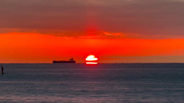 【日記】今日の日の出の記事動画