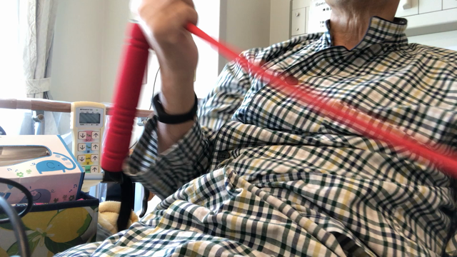 PomVd療法37日目、上半身のリハビリの課題があります。の記事動画