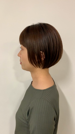地毛風縮毛矯正 流行りのミニボブ 熊本美容室 ヘアソムリエ 髪の知識クボイチblog