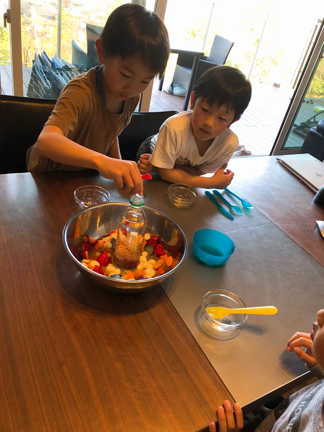 簡単なのに子どもたちが盛り上がる パーティー 福知山 デコ巻き寿司 アイシングクッキー フラワーゼリー教室couleur クルール