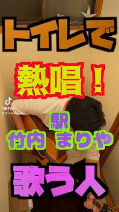 【 熱唱！トイレで歌う人！】21　#駅の記事動画