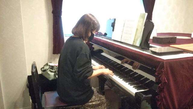 レッスンを開始して半年♪大人ピアノコースのKさん♪の記事動画