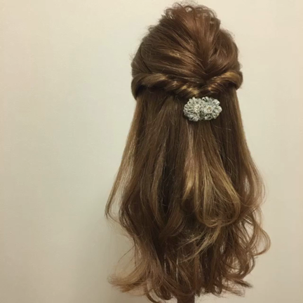卒園式・卒業式に♪上品ハーフアップ | ヘアアレンジ&セルフアレンジを  