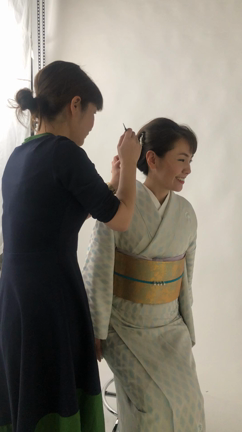 おしゃれな着物の髪型カタログ！オフショット^_^の記事動画