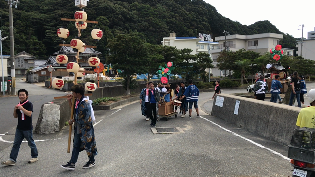 すさみ王子神社秋祭りの記事動画