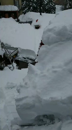 先取り❗️館主の雪降ろし術️の記事動画