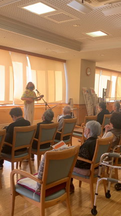 デイサービス慰問…春の物語の記事動画